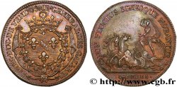 VENDÔMOIS - VENDÔME - ANONYME Jeton Cu 28, Louis-Joseph de Bourbon, duc de Vendôme et général des galères 1705