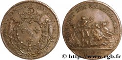 VENDÔMOIS - VENDÔME - ANONYME Jeton Cu 29, Louis-Joseph de Bourbon, duc de Vendôme et général des galères 1708