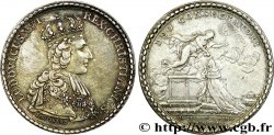 SACRE À REIMS Jeton Ar 30, sacre de Louis XVI TTB