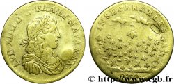 LOUIS XIV LE GRAND ou LE ROI SOLEIL Jeton Cuivre 25 n.d.