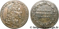 LOUIS XIV LE GRAND ou LE ROI SOLEIL Jeton Cu 27 TTB+
