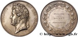 LUDWIG PHILIPP I Médaille AR 51, Exposition de 1843, prix de 1ere classe, pépinières, décerné par l’Académie de Metz 1843