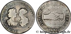 MARIE - THÉRÈSE D AUTRICHE Mariage du roi, argent 1660