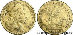 GALERES ROYALES Bataille de Malaga, contremarque chien 1705