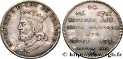 METALLIC SERIES OF THE KINGS OF FRANCE  Règne de CHILDERIC II - 14 - frappe d’origine en monnaie n.d.