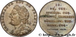 SÉRIE MÉTALLIQUE DES ROIS DE FRANCE Règne de CHARLEMAGNE - 23 - frappe Louis XVIII, lourde n.d.