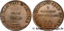 CORPORATIONS - LES SIX CORPS DES MARCHANDS DE PARIS Eau filtrée, frappe médaille 1809