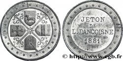ÉDUCATION : LYCÉES, ÉCOLES LOUIS DANCOISNE, épreuve en zinc 1881