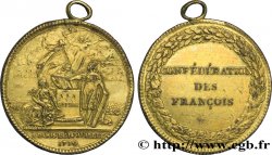 FRENCH CONSTITUTION - NATIONAL ASSEMBLY Médaille de la confédération des François 1790