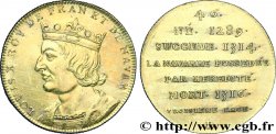 SÉRIE MÉTALLIQUE DES ROIS DE FRANCE Règne de LOUIS X - 46 - Émission de Louis XVIII n.d.