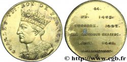 SÉRIE MÉTALLIQUE DES ROIS DE FRANCE Règne de CHARLES VII - 54 - Émission de Louis XVIII n.d.