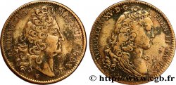 LOUIS XIV LE GRAND ou LE ROI SOLEIL La passation entre Louis XIV et XV n.d.