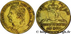 PREMIER EMPIRE. Napoléon Empereur tête nue - Calendrier Républicain Le couronnement 1804
