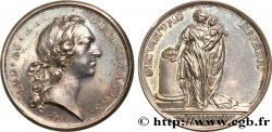 LOUIS XV DIT LE BIEN AIMÉ Médaille argent pour la naissance du Duc de Berry (futur Louis XVI) 1754