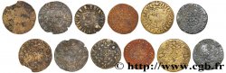 LOTS Lot de six jetons du Moyen-Âge états et métaux divers