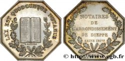 NORMANDIE (NOBLESSE ET VILLES DE...) Notaires de Dieppe 1852