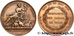 PONTS ET CHAUSSÉES COMPAGNIE DES CANAUX DE PARIS 1818