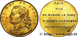 SÉRIE MÉTALLIQUE DES ROIS DE FRANCE Règne de EUDES - 29 - Émission de Louis XVIII n.d.