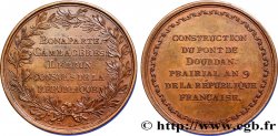 CONSULAT Médaille - construction du pont de Dourdan 1800