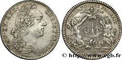 NORMANDIE (NOBLESSE ET VILLES DE...) Jeton Ar 28, prieur et juges-consuls de Dieppe 1762