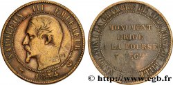 ZWEITES KAISERREICH Module de dix centimes, Monument érigé à la Bourse de Lille le 3 décembre 1854 1854