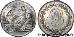 NORMANDIE (NOBLESSE ET VILLES DE...) CANON, VIEUX FUMÉ et MÉZIDON, médaille de mariage 1775
