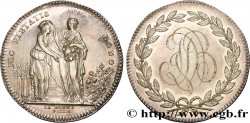 NORMANDIE (NOBLESSE ET VILLES DE...) CANON, VIEUX FUMÉ et MÉZIDON, médaille de mariage 1775