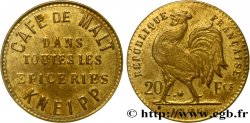 ADVERTISING AND ADVERTISING TOKENS AND JETONS Café de malt KNEIPP 1906