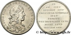 SÉRIE MÉTALLIQUE DES ROIS DE FRANCE Règne de LOUIS XIII - 64 - refrappe ultra-moderne n.d.