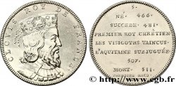 METALLIC SERIES OF THE KINGS OF FRANCE  Règne de CLOVIS - 5 - refrappe ultra-moderne n.d.