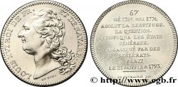 METALLIC SERIES OF THE KINGS OF FRANCE  67 - Règne de Louis XVI - refrappe ultra-moderne n.d.