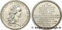 SÉRIE MÉTALLIQUE DES ROIS DE FRANCE 66 - Règne de Louis XV - refrappe ultra-moderne n.d.