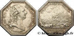 NORMANDIE (NOBLESSE ET VILLES DE...) Jeton octogonal Ar 32, assurances du Havre 1786