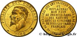 TERCERA REPUBLICA FRANCESA Médaille au module de 10 centimes pour le duc d’Orléans 1900