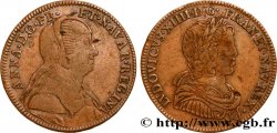 ANNE D AUTRICHE Le veuvage, émission entre 1643 et 1646 n.d.