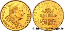 JOHN-PAUL II (Karol Wojtyla) Médaille module 20 Francs or, visite en France de Jean-Paul II 1980