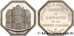 BANQUES - ÉTABLISSEMENTS DE CRÉDIT SOCIETE DE DEPOTS ET DE COMPTES COURANTS 1863