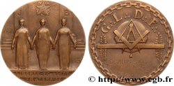 FRANC - MAÇONNERIE GRANDE LOGE DE FRANCE, MÉDAILLE DE RECOMPENSE 1930