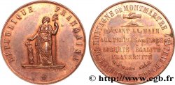 FREEMASONRY RÉVOLUTION DE 1848, MEDAILLE HISTORIQUE DES CLUBS 1848