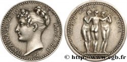 PREMIER EMPIRE. Napoléon Empereur tête nue - Calendrier Républicain PAULINE BONAPARTE, sœur de Napoléon, refrappe n.d.