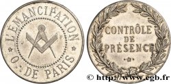 FRANC-MAÇONNERIE - PARIS L’EMANCIPATION 1875