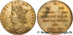 SÉRIE MÉTALLIQUE DES ROIS DE FRANCE Règne de CLOVIS II - 12 - Émission de Louis XVIII n.d.