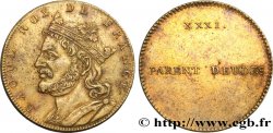 SÉRIE MÉTALLIQUE DES ROIS DE FRANCE Règne de RAOUL - 31 - Émission de Louis XVIII n.d.