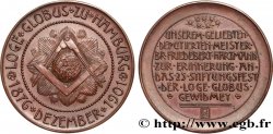 FRANC-MAÇONNERIE - PARIS LOGE GLOBUS - 25eme anniversaire 1901