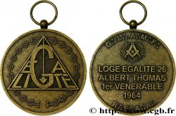 FREEMASONRY GLAMF - REAA - LOGE EGALITE 26 - ALBERT THOMAS 1er VÉNÉRABLE 1964