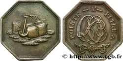COLONIAS FRANCESAS - Charles X, para Martinica y Guadalupe CERCLE DU COMMERCE A POINT-A-PITRE - 1/2 GOURDE 1825