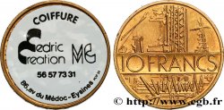 PUBLICITÉ ET JETONS PUBLICITAIRES 10 francs Mathieu, COIFFURE n.d.