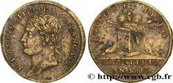 PREMIER EMPIRE. Napoléon Empereur tête nue - Calendrier Républicain Le couronnement 1804