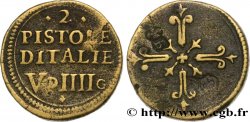 ITALIE - POIDS MONÉTAIRE Poids monétaire pour la pièce de deux pistoles d’Italie XF