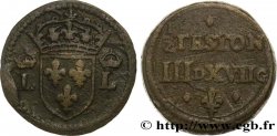 LOUIS XII à HENRI III - POIDS MONÉTAIRE Poids monétaire pour le demi-teston XF